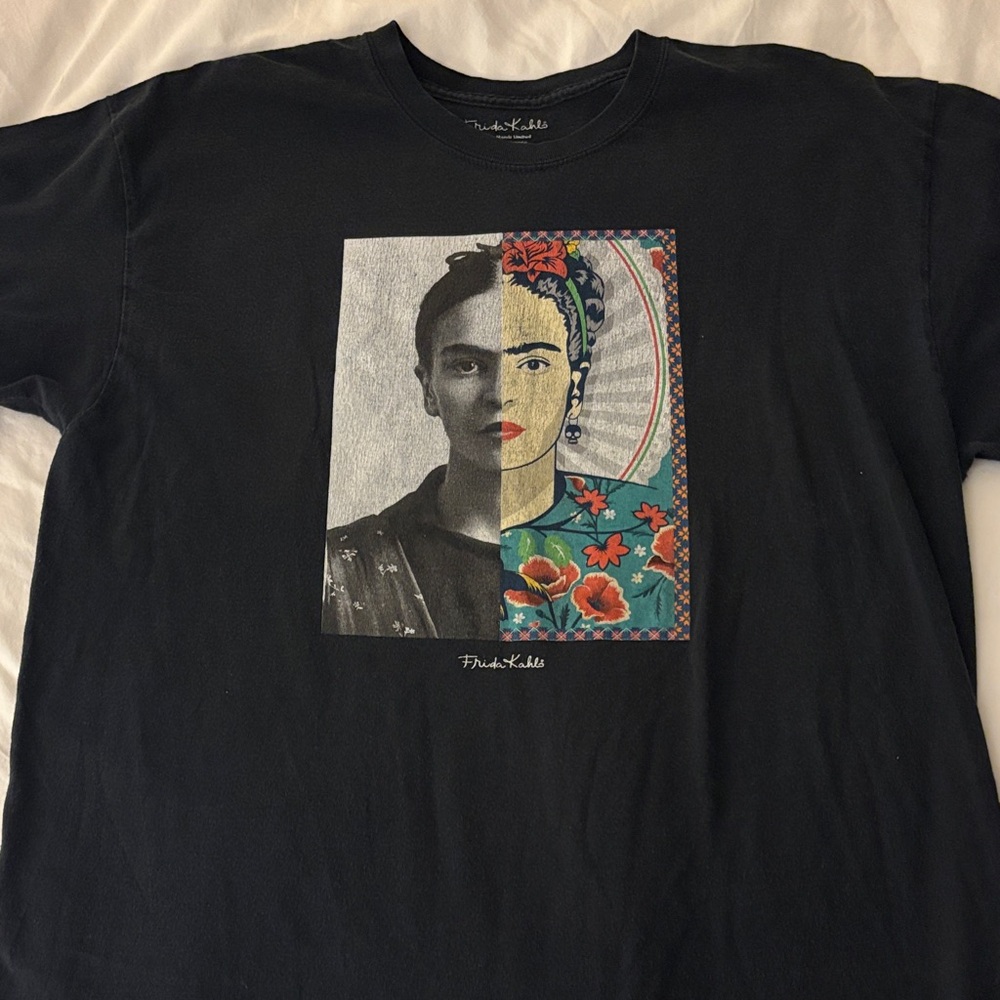 Frida Kahlo Black Unisex Shirt - Issac Morris - XL 🎨